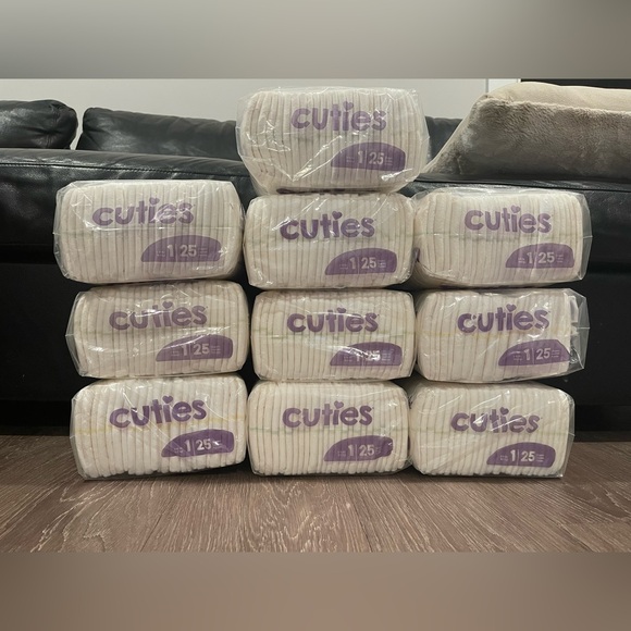 Cuties Skin Smart Absorbent & Hypoallergenic Diapers Size 1